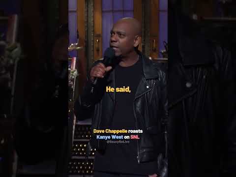 Dave Chappelle roasts Kanye West on SNL 😂