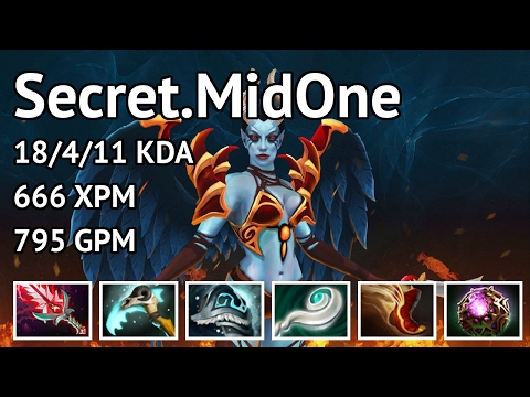 Dota Memories Secret.MidOne - Queen of Pain highlights - Game 3068422774 - Dota 2