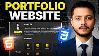 Build a Complete Portfolio Website with HTML & CSS | CSS Full course #09