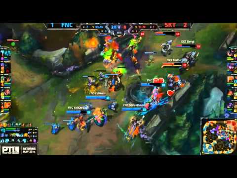 Fnatic final fight to win vs SKT game 4
