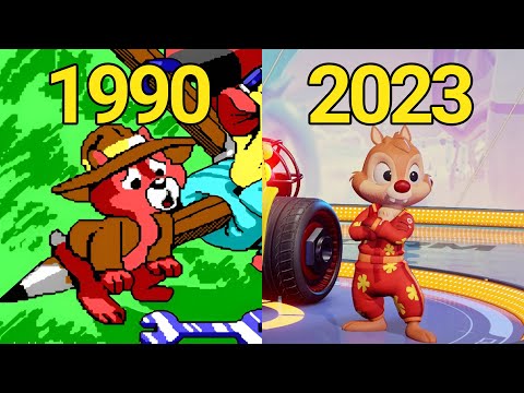 Evolution of Chip'N Dale Games (1990-2023)