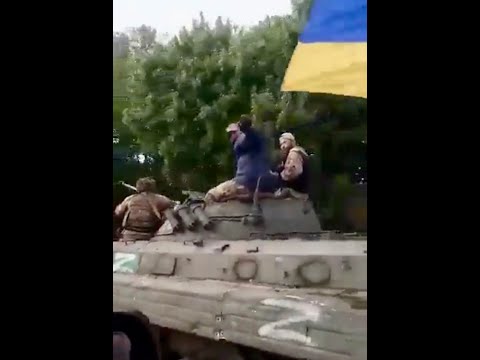 Ukraine's Territorial Defense Forces captured and repurposed a Russian BMP-2 fighting vehicle