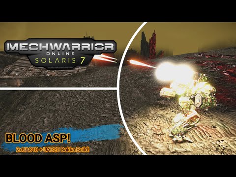 Mechwarrior Online - Blood Asp - 2xUAC10 + UAC20 Dakka Build!