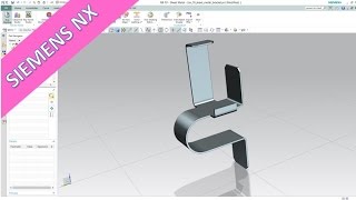 S.1 Blechhalter - Sheet metal bracket - Siemens NX 10 Sheet Metal Training