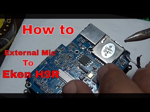 Eken H9R External mic - DIY || Any Eken Action Camera #diy || In Nepal Vlogs