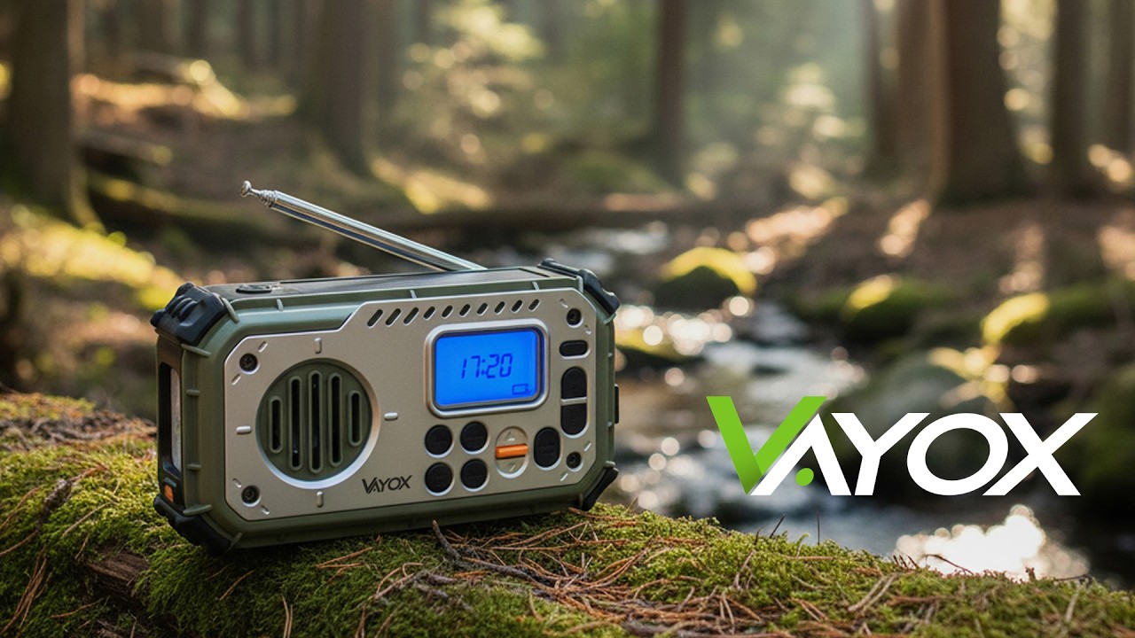 Vayox VA0440 Emergency Radio with Power Bank and Bluetooth Vayox VA0440 Emergency Radio with Power Bank and Bluetooth