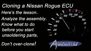 Cloning a Nissan Rogue ECU-How to clone an ECU-Clone a Nissan ECU-ECU ECM PCM cloning-Module cloning