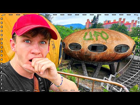 ik ga naar een VERLATEN UFO SPOOKDORP in TAIWAN