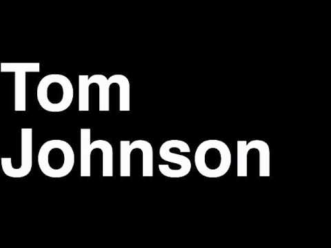 How to Pronounce Tom Johnson New Orleans Saints NFL Football Touchdown TD Tackle Hit Yard Run