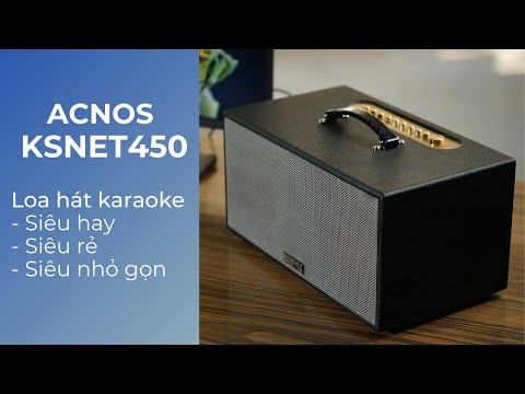 Test Karaoke loa di động ACNOS KSNET450