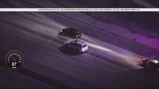 03/22/24: Slow-moving pursuit ends with spike strip deployment in San Gabriel Valley