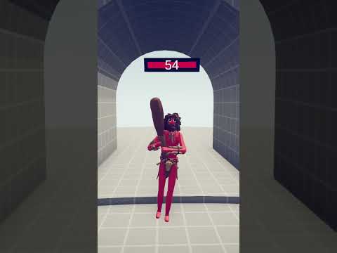 CLUBBER vs DARK PEASANT | Totally Accurate Battle Simulator #shorts #tabs #vs