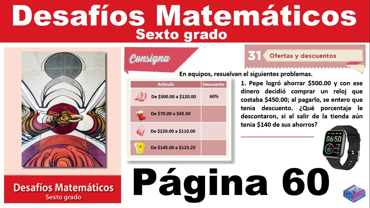 página 60 del libro de desafíos matemáticos de sexto grado de primaria ofertas y descuentos
