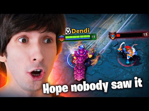 First-ever Pango game on stream turned bad for Dendi 🤬