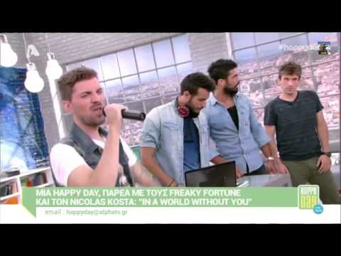 In A World Without You - Nicolas Costa ft. Freaky Fortune (Στο Happy Day) {17/7/2014}