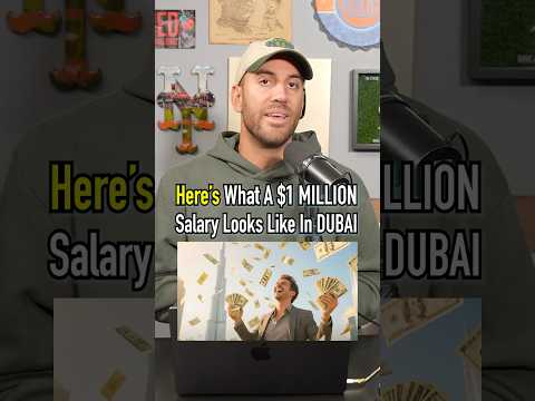 What A $1 Million Salary Look Like In Dubai?! #shorts #salary #money #dubai #million
