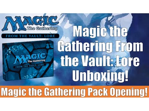 MTG From The Vault Lore Unboxing and Review! Magic the Gathering!