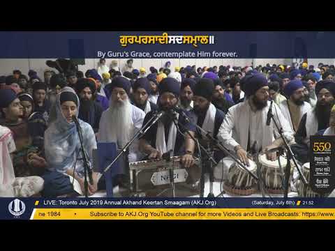 123 Toronto July 2019 Raensabaayee Keertan - Bhai Karam Singh Jee CA