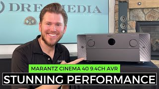 Video thumbnail for FULL WALKTHROUGH -  Marantz CINEMA 40 - FLAGSHIP 9.4 Channel 8K Home Theater Receiver by Dreamedia Home Theater