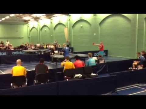 DM-finale bordtennis. Afgørende sæt, del 1