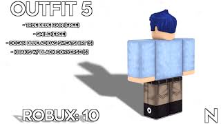Top 10 Roblox Outfits Under 10 Robux Th Clip - 