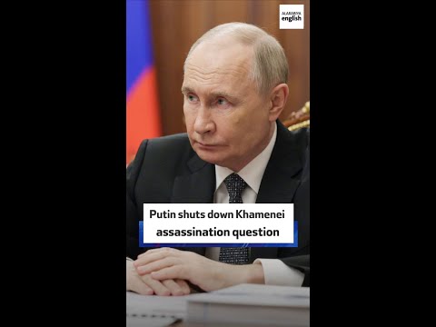 Putin shuts down Khamenei assassination question