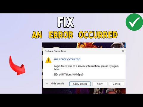 An Error Occurred in ARC Raiders - How to Fix