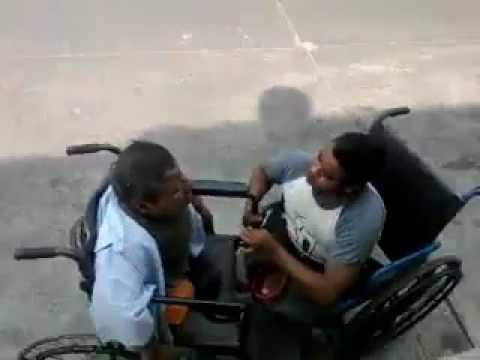 Pelea epica :v Discapacitados