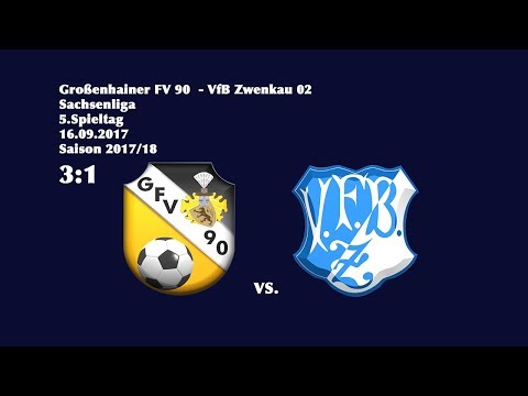 5.Spieltag / Sachsenliga - (2017/18) /Großenhainer FV 90 - VfB Zwenkau 02  3:1