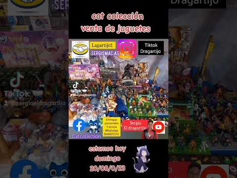 cat Collection venta de juguetes estamos hoy domingo 20/08/23
