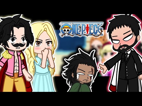 👒 Past Parents ASL react to ASL(LUFFY) | Gacha Club | One piece react 👒