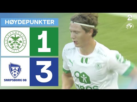 HamKam 1 - 3 Sarpsborg 08 - Høydepunkter