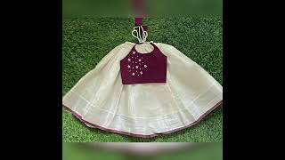 Onam dress design ideas for Baby Girls @ RG - The Needle woman