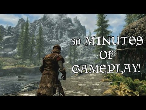 30+ Minutes Of SKYRIM SPECIAL EDITION Gameplay!