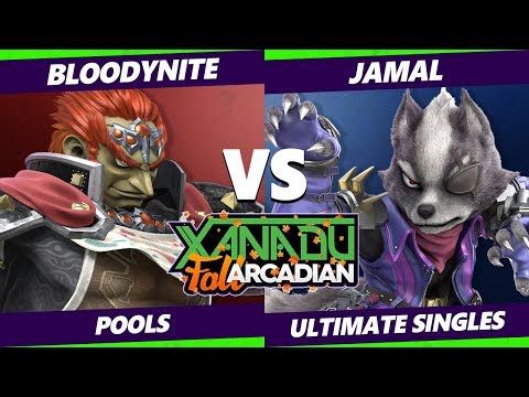 Smash Ultimate Tournament - Bloodynite (Ganondorf) Vs. Jamal (Wolf) SSBU Fall Arcadian Pools