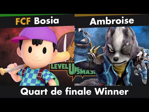 Level Up'Smash S2 #25 - Bosia (Ness) vs Ambroise (Wolf) - WQ