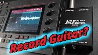 Video thumbnail for Mpc Live Guitar Recording with Hosa Sidekick DI Box by Matthew Stratton