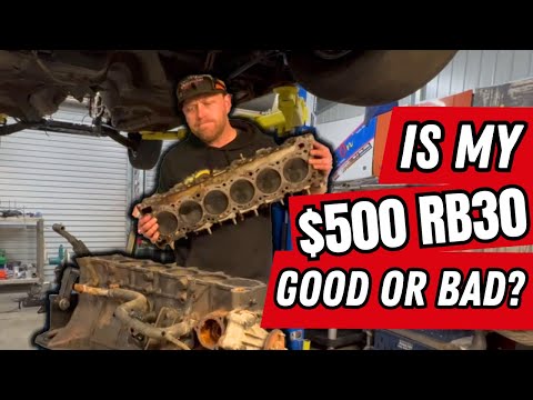 "Rebuilding" my $500 RB30 and getting it ready for a TURBO. VN Commodore + BOOST engine freshen up!