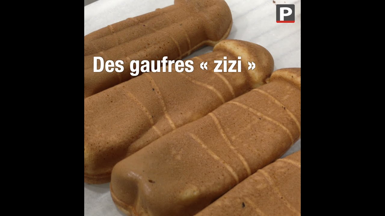 Aix : des gaufres aux formes très coquines...
