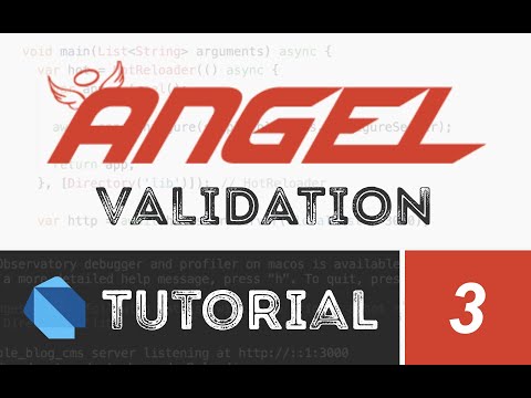 Angel Dart Framework Tutorial Let s Build a Content Management System Part 3 Preview Validation