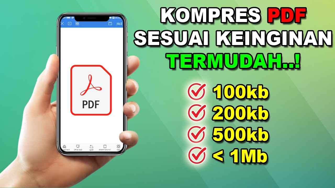 CARA KOMPRES PDF SESUAI UKURAN YANG DIINGINKAN