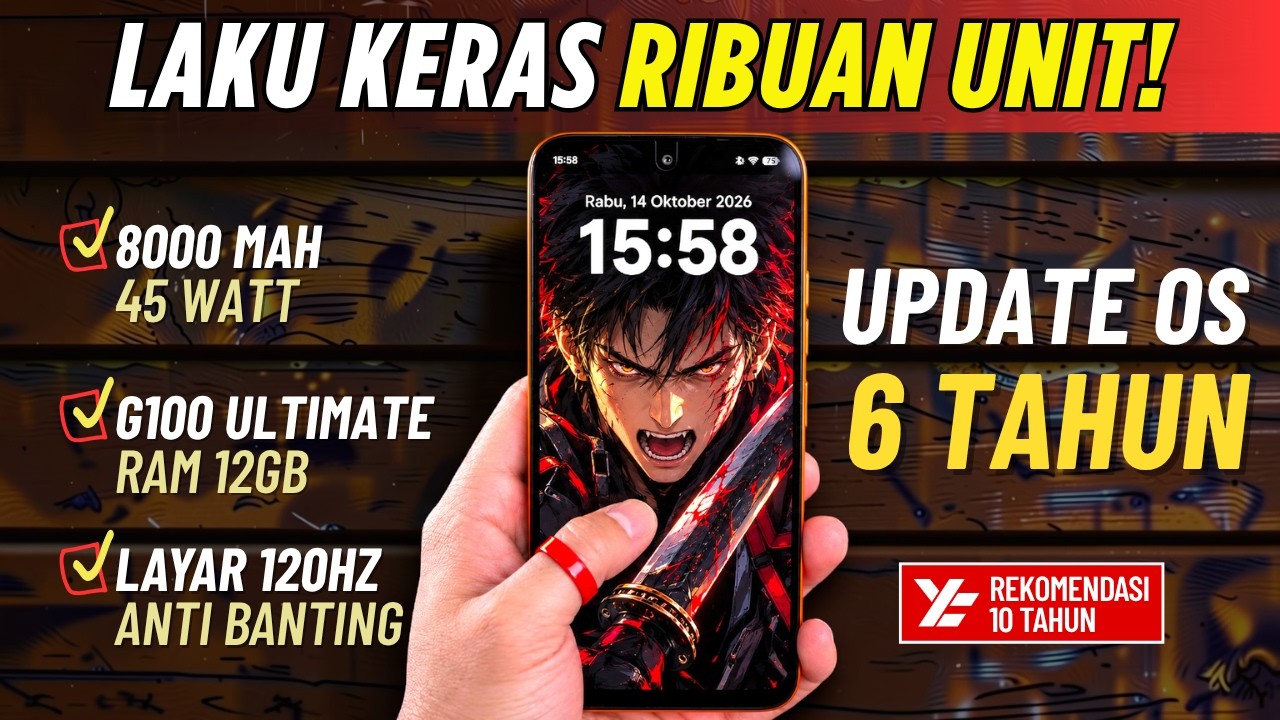 99% Orang Suka ini‼️ 5 HP PALING LAKU KERAS EDISI OKTOBER 2026