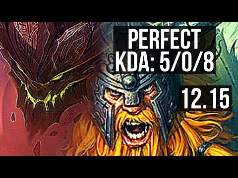 MALPHITE vs OLAF (TOP) | 5/0/8 | EUW Diamond | 12.15