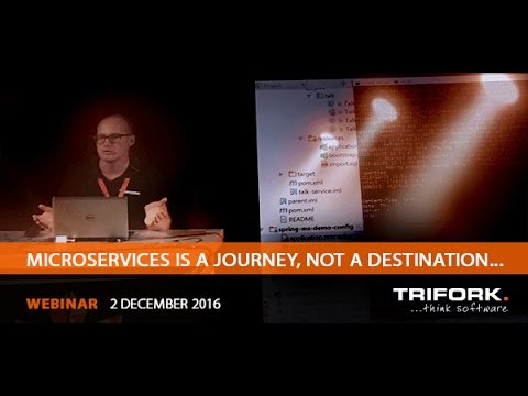 Webinar recording - Microservices is a journey