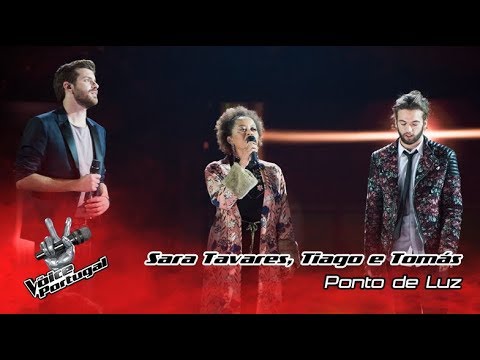 Sara Tavares, Tiago Nacarato e Tomás Adrião - "Ponto de Luz" | Live Show | The Voice Portugal