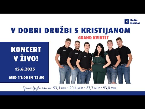 🎶 Koncert v živo z ansamblom GRAND KVINTET - V dobri družbi s Kristijanom 🎶