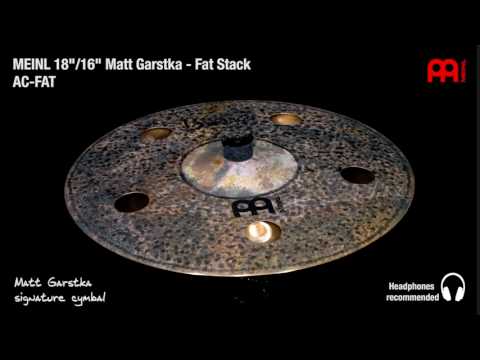 MEINL CYMBALS 2017 ARTIST CONCEPT  FAT-STACK - Matt Garstka