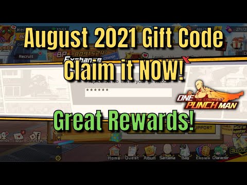 New Gift Code|August 4 2021|Unique Rewards - One Punch Man: The Strongest