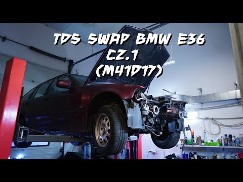 Swap TDSa BMW e36 | Wyciągamy silnik M41D17