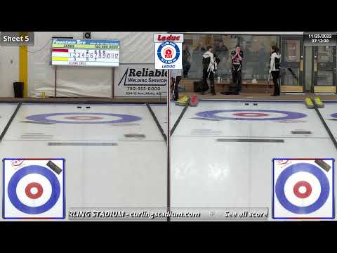 Carey/Hodgson vs. Kalk/MacAlpine - Draw 1 - Curling Stadium Alberta Curling Series Doubles